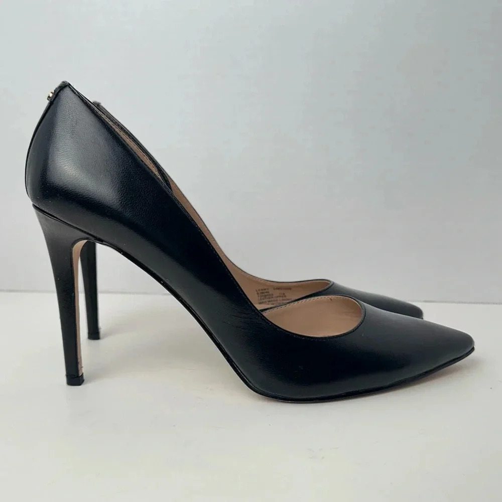 Women's BCBGeneration Black Lenny Size 9.5B Stiletto Pointed Toe Heels 34BC1029